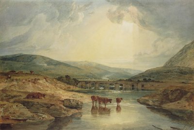 Bridge over the Usk by Joseph Mallord William Turner